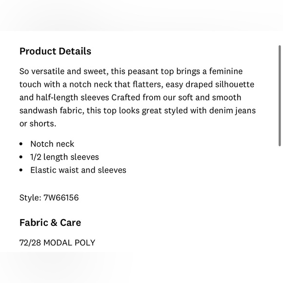 Lucky Brand Sandwashed Peasant Top In Green Sz XL - Picture 11 of 11